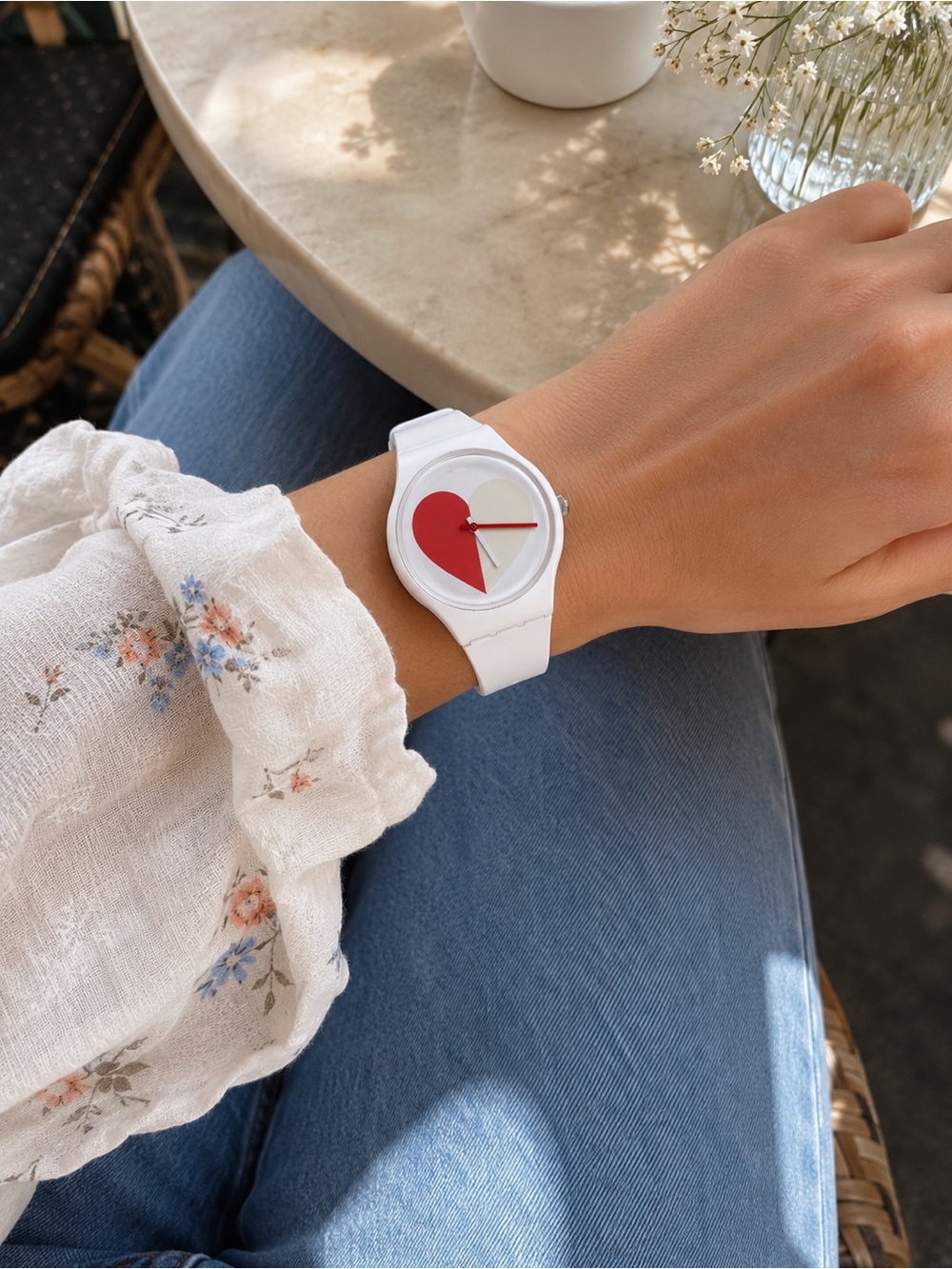 Swatch watch Half <3 Red